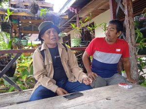 Andi Baso, SH (kanan), Syamsuddin Simmau (kiri)