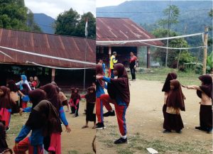 Latihan tari jaga lili di Desa Ulu Salu. Dok: maupa.id