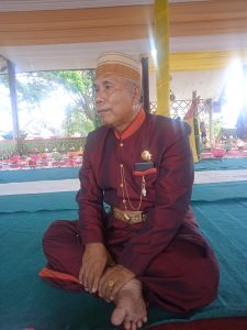 Drs. Andi Saddakati Arsyad Opu Dg. Padali, Patunru Dewan Adat Kedatuan Luwu. Dok: maupa.id