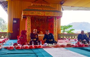 Suasana dalam pendopo Istana Sao Lebbi'E Arung Senga. Dok: maupa.id