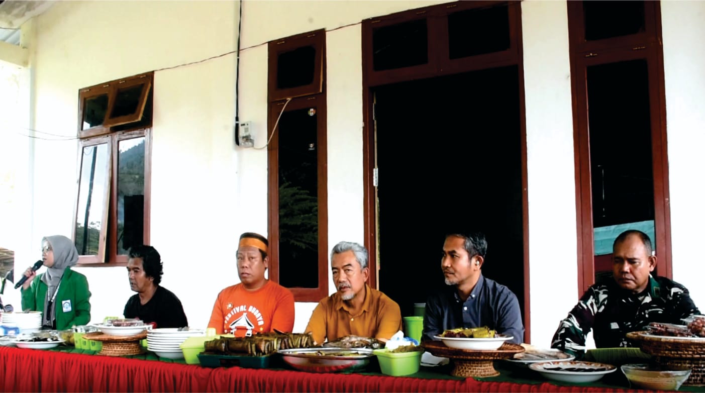 Kerajinan Lito telah digunakan dalam berbagai acara. Dok: maupa.id