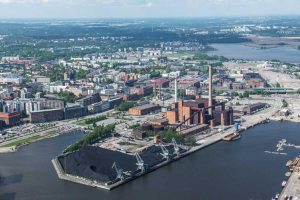 Pembangkit Listrik Tenaga Batu Bara Hanasaari, Helsinki. Foto: Helen (hel.fi)