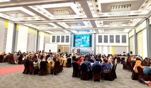 Suasana Malam ramah tamah menghantar purna tugas Ir. Jusman, Kepala Balai Besar Konservasi Sumber Daya Alam Sulawesi Selatan (27/12) di Hotel MaxOne Makassar. Dok: maupa.id