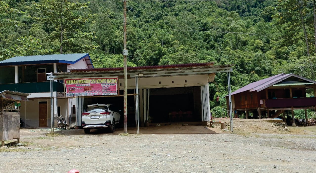 Usaha Rumah Makan "SS" dan dua rumah di sampingnya untuk rumah kos-kosan di Rante Balla. Dok: Maupa.id