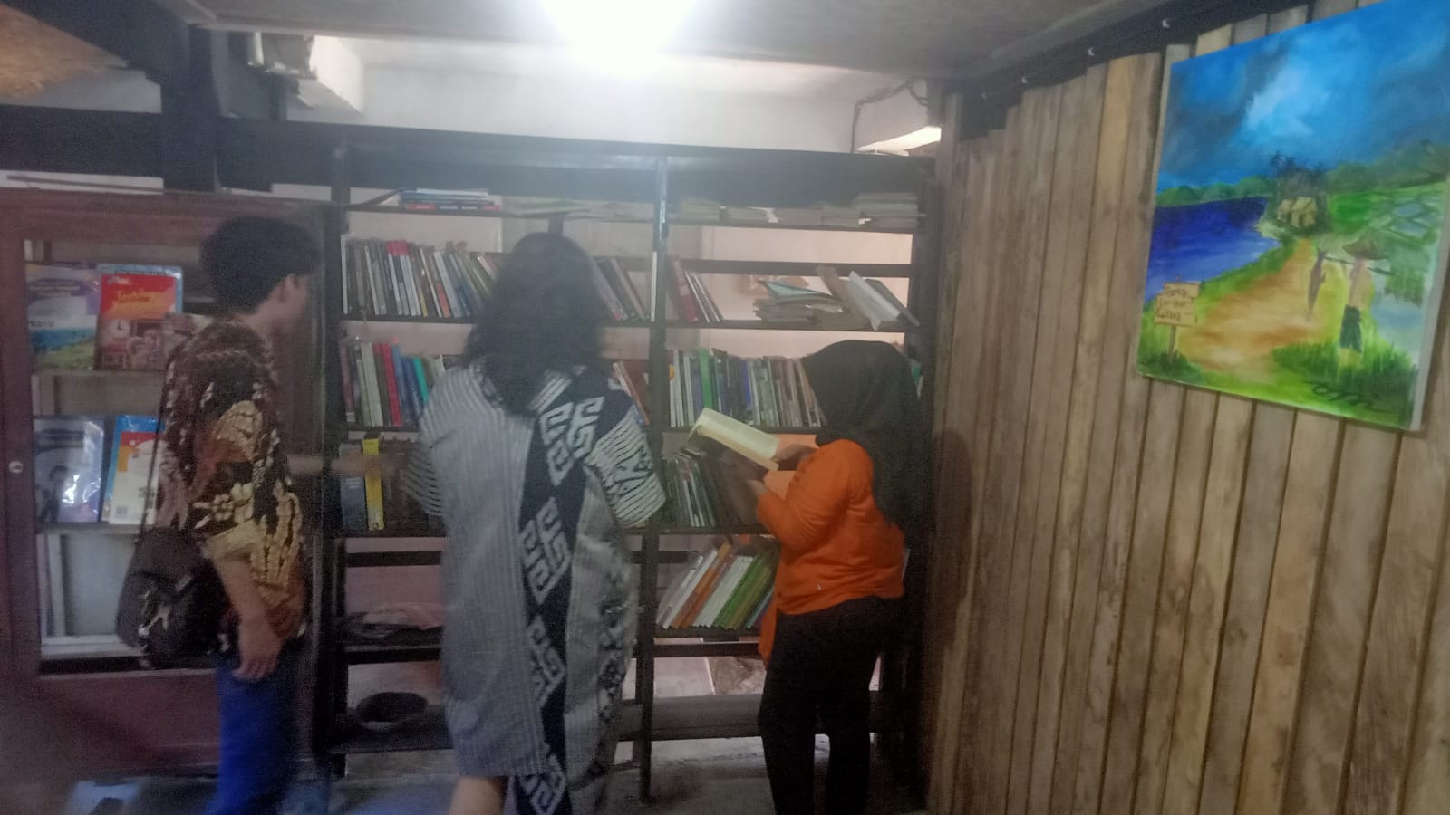 Perpustakaan Bola Macca. Dok Azwar Radhif