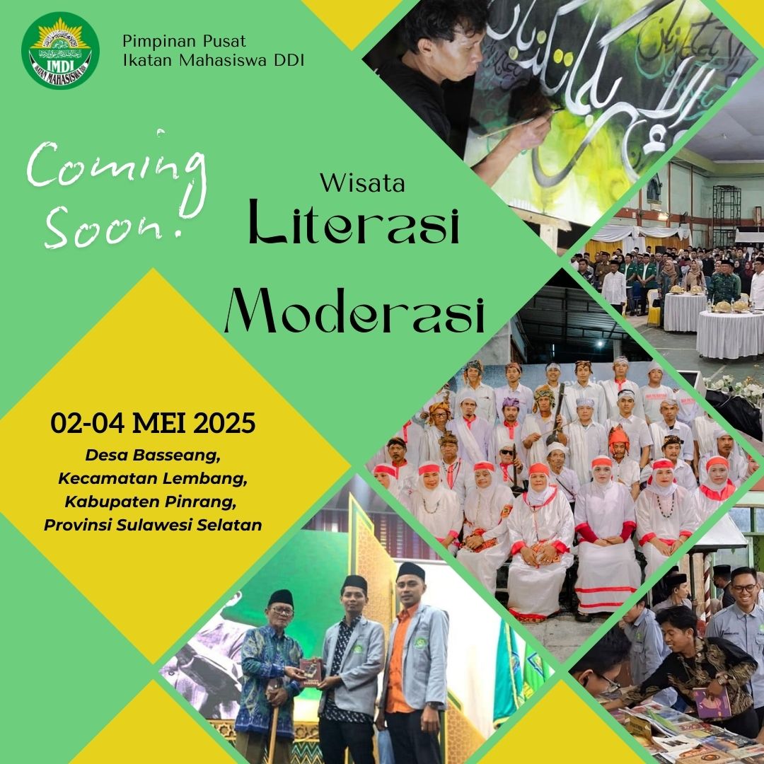 Pamflet program wisata literasi moderasi PP IMDI. Dok: IMDI