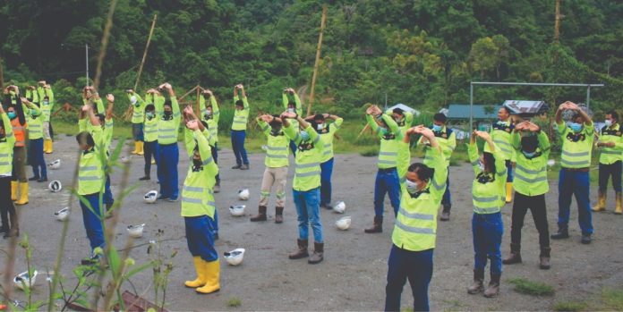 Aktivitas pekerja PT. Masmindo Dwi Area. Dok: MDA