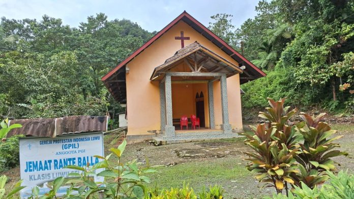 Gereja GPIL di Rante Balla mendapat bantuan dari MDA. Dok: Maupa.id